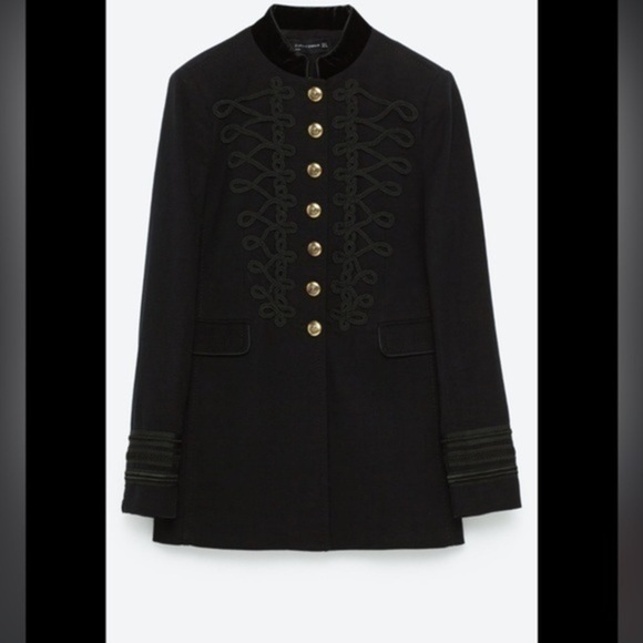 Zara Exclusive edition Zara military princes jacket size XL  good condition - Picture 1 of 16